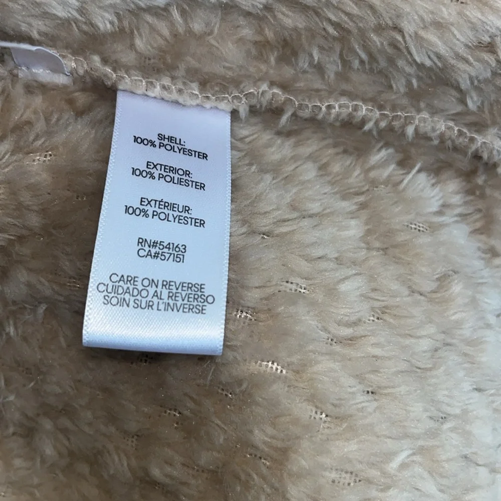 Small Womens Calvin Klein Zip-Up Fleece Dressier Jacket - Picture 10 of 11